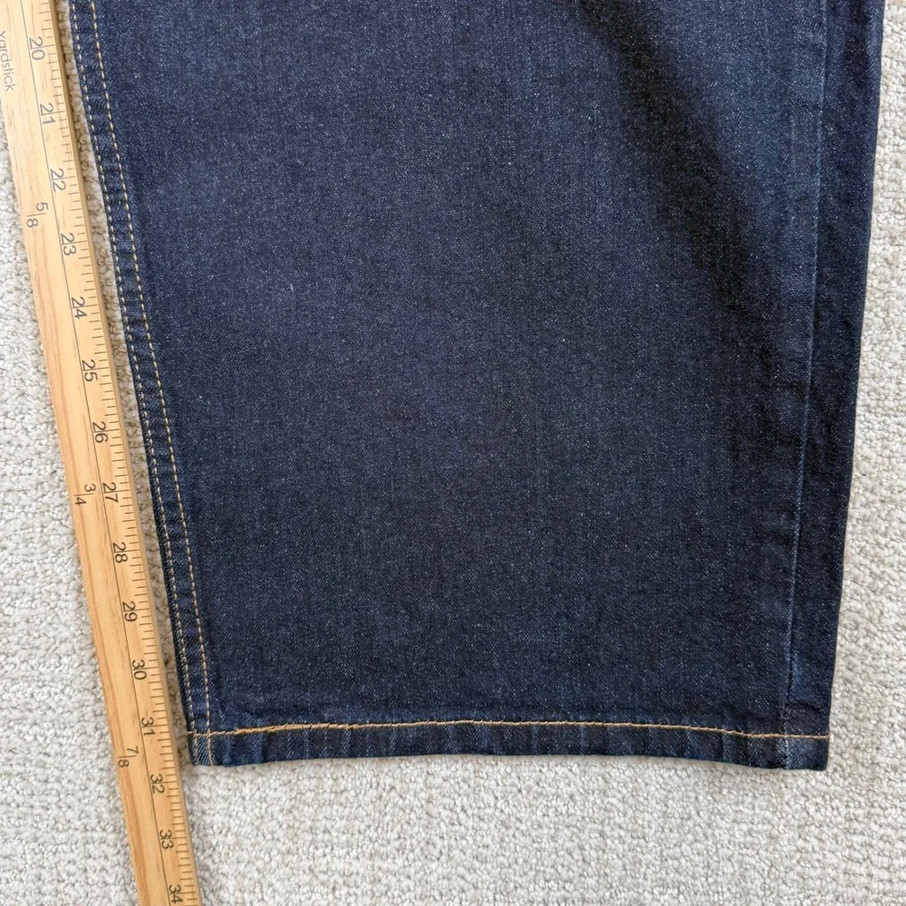 NEW Levi's 550 Mens 54x32 Relaxed Fit Tapered Leg Dark Wash Stretch Blue Jeans